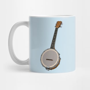 Banjo cartoon illustration Mug